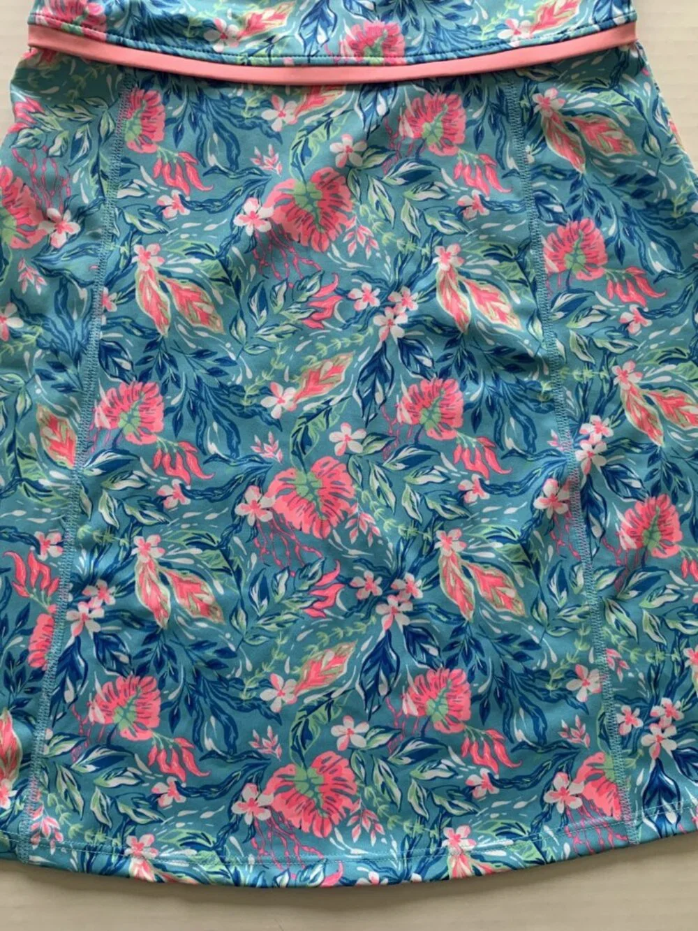 Tommy Bahama Girls L 10-12 Active Dress + Unicorn Tee Tropical Floral Beach Lot